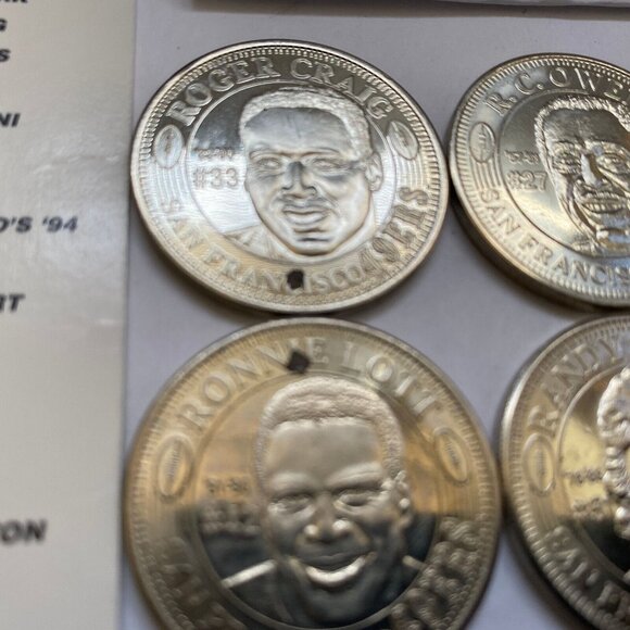 San Francisco 49ers then and now 1994-95 collectable coins 10 of 20 Lot #17 - Picture 5 of 12